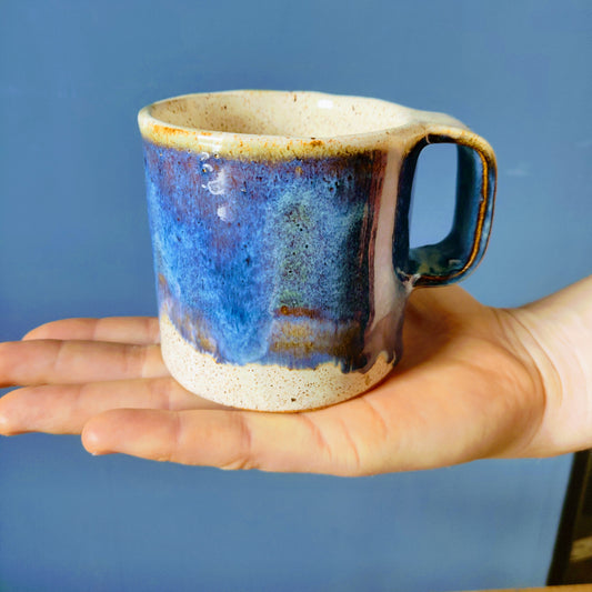 Drippy Blue Mug