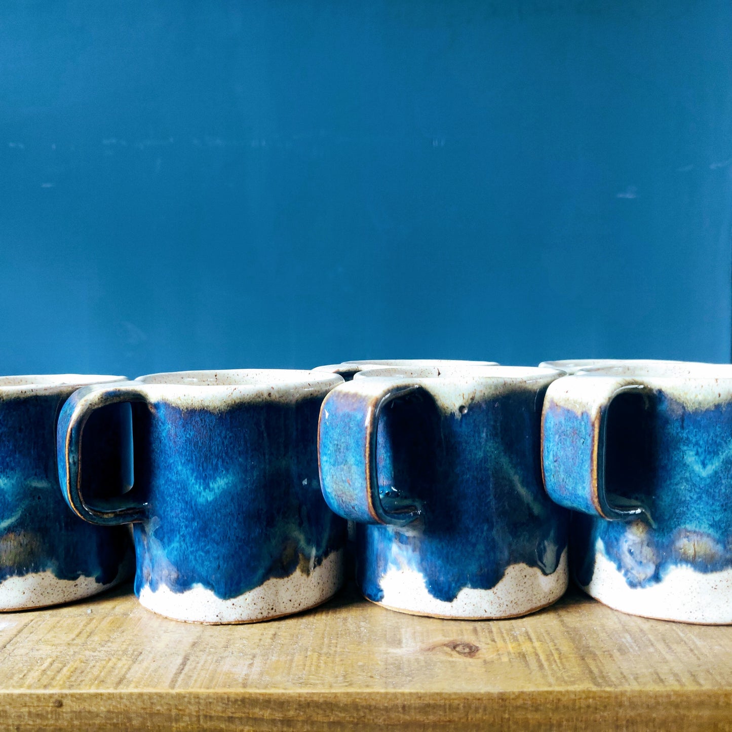Drippy Blue Mug