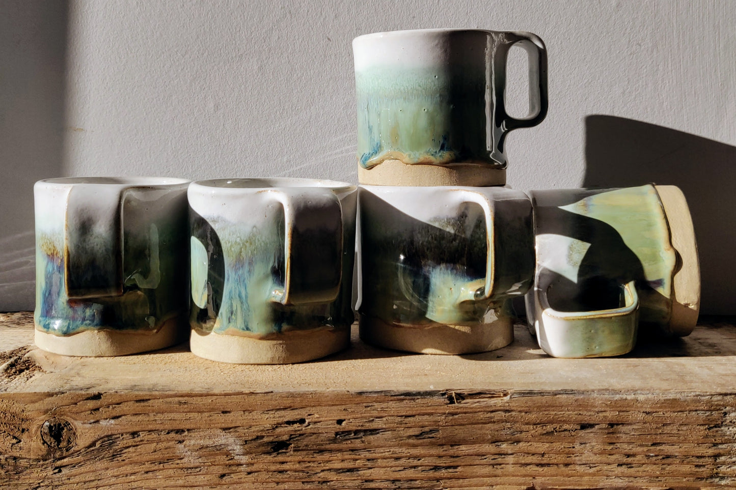 Turquoise Drippy Mug