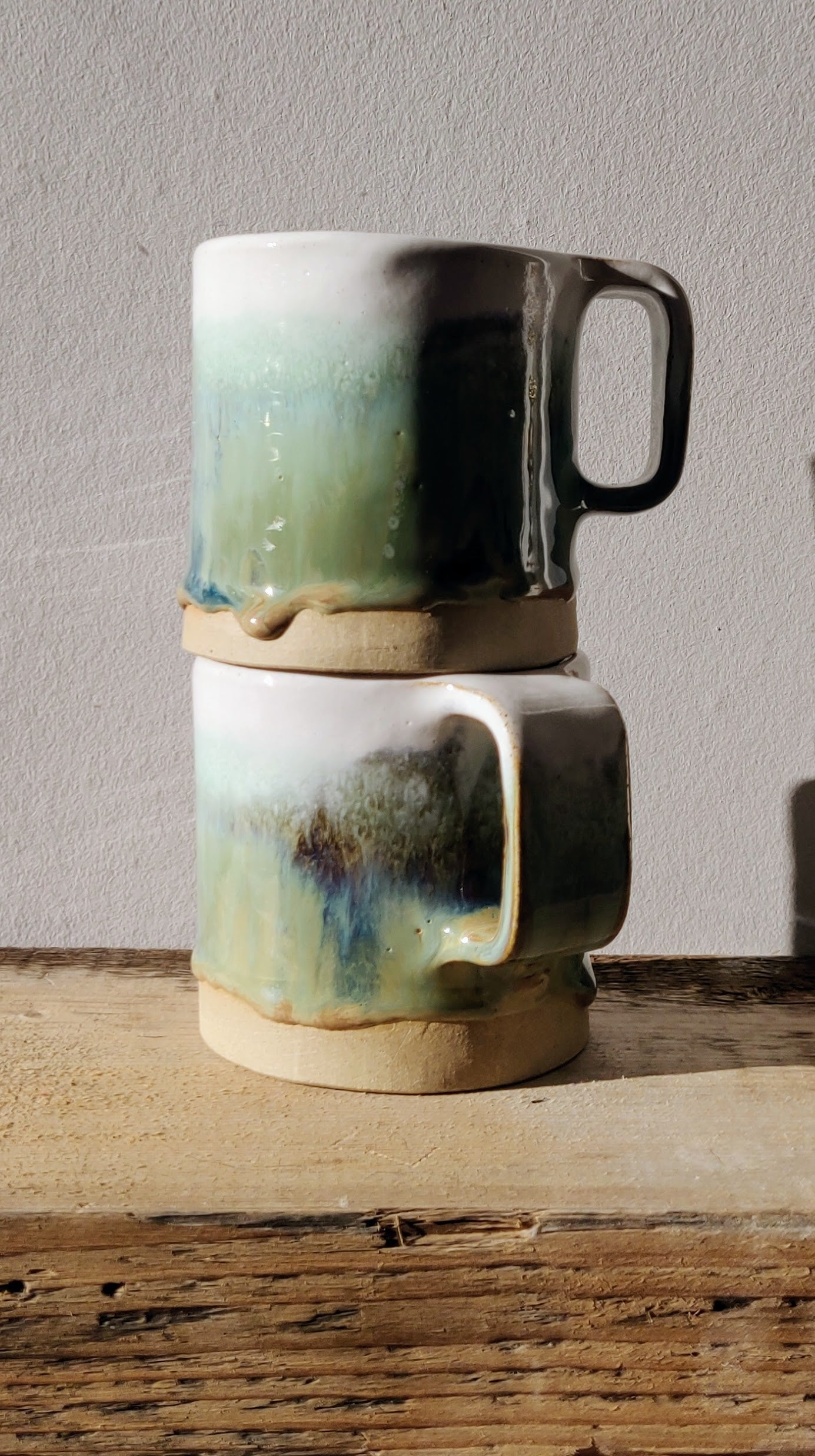 Turquoise Drippy Mug
