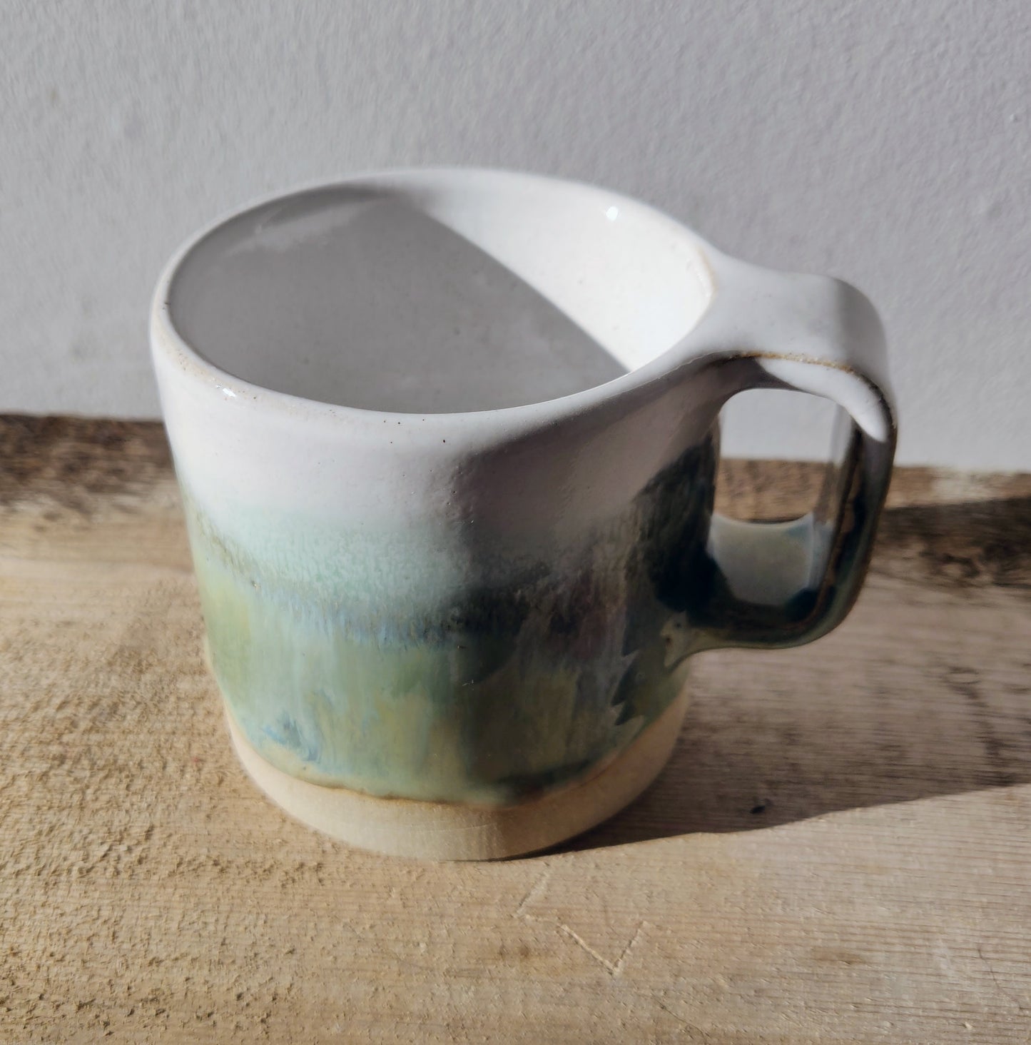 Turquoise Drippy Mug