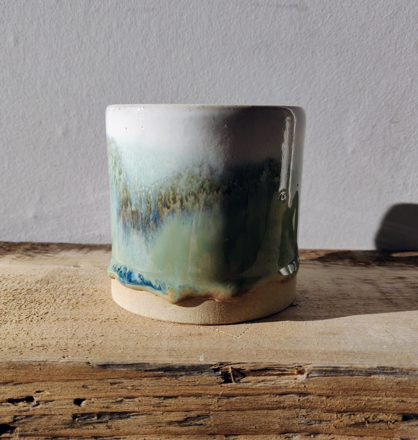 Turquoise Drippy Mug