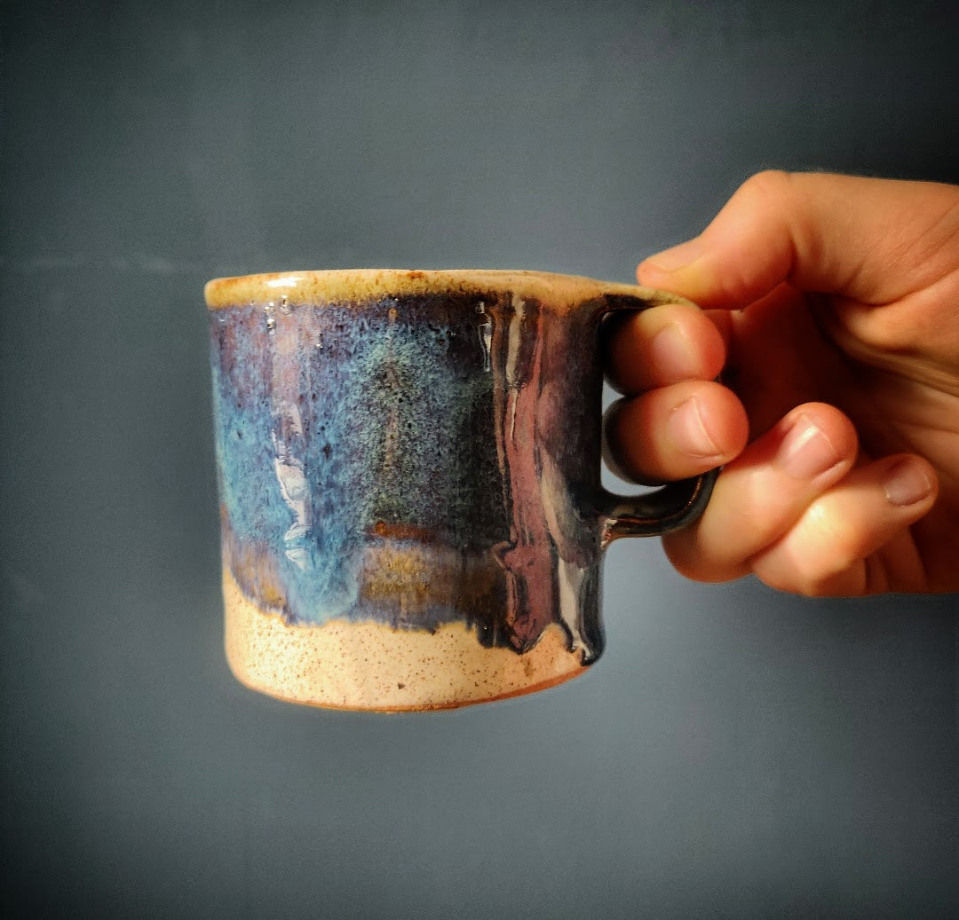 Drippy Blue Mug