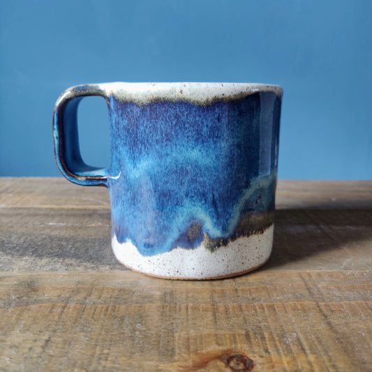 Drippy Blue Mug